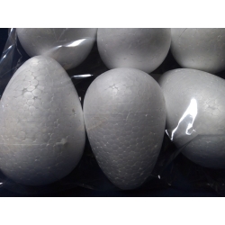 Jajko 12cm styropianowe 12cm , Wielkanoc , cena za 6szt / struktura