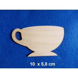 SKLEJKA #3mm Filiżanka 10x5,8cm / oczko
