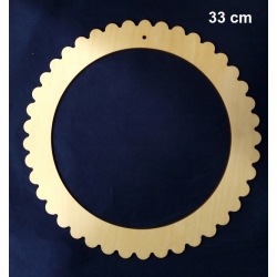 SKLEJKA #3mm Koło 33cm  / Koło ozdobne , ramka 33cm, kółko 33