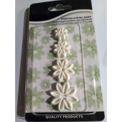 FOREMKA PLASTIKOWA KSZTAŁT STOKROTKA 4szt /  od 2-3,5cm / 7342