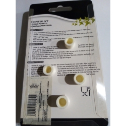 FOREMKA PLASTIKOWA KSZTAŁT LIŚĆ BLUSZCZU 4szt / od 2-4 cm / 7823