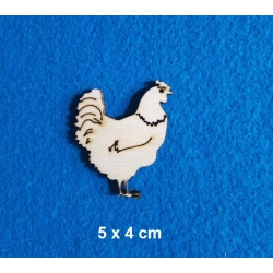 SKLEJKA #3mm Kura 5x4cm / Wielkanoc , wzory kuchenne, kurka grawer / 01414
