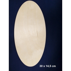 SKLEJKA #3mm Owal 30x14,5cm