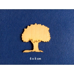 SKLEJKA #3mm Drzewo 5x5cm drzewko 5cm  / seria leśne, las / 1515