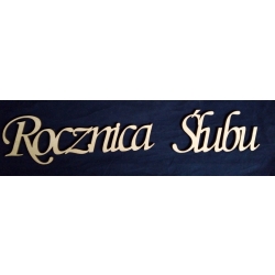 SKLEJKA #3mm Rocznica Ślubu  wys; 8cm / cz; Monotype / 0231