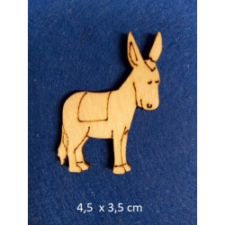 SKLEJKA #3mm Osiołek 4,5x3,5cm /  0101