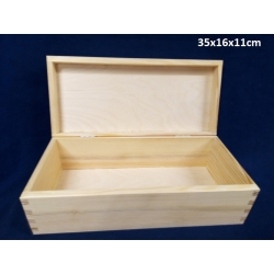 Pudełko 35x16x11cm , pudełko na WHISKY, pudełko na WINO, pudełko na NALEWKĘ, na KARAFKĘ  itp. / 02323