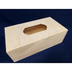 Chustecznik 25x13,5x8,5cm, chustecznik zasuwany z ozdobnym otworem / 1616 / pojemnik na rękawiczki , kosmetyka, pudełko 25x13,5x8,5cm, pudełko na chus