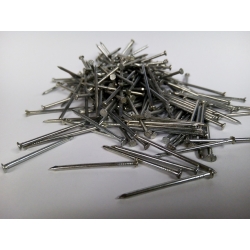 Gwoździe , gwóźdź długość    3cm * 1,6  srebrny