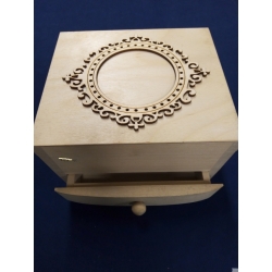 SKLEJKA #3mm Ornament 14x12,5cm Dekor 14x12,5cm , ramka ażurowa 14x12,5cm , ozdoba na pudełko, zdjęcie / nr X / 9555