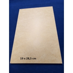 Płyta HDF #3mm / Podkładka 28,5x19cm, deseczka 28,5x19cm , baza / TYŁ BIAŁY /  2828