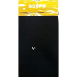 ASPRO Filc samoprzylepny A4 CZARNY / 1130 / podkładka filcowa czarna / 1 ARKUSZ / #3mm
