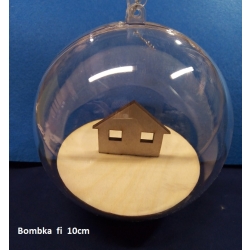 SKLEJKA #3mm Domek na podstawce -  8,5cm / przekładka / 0220