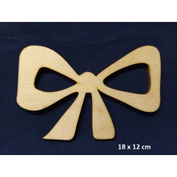 SKLEJKA #3mm Kokarda 18x12cm , kokardka 18x12cm / 4949 / prezent
