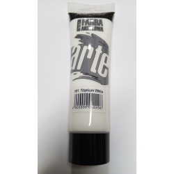 Farba akrylowa 100ml ARTEQUIPMENT - 101- TITANIUM WHITE, dobrze kryjąca BIAŁA