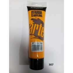 Farba akrylowa 100ml ARTEQUIPMENT - 307- YELLOW DEEP, dobrze kryjąca