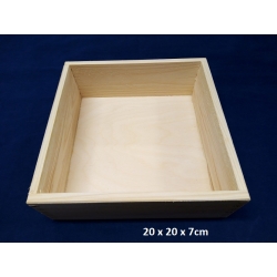Pojemnik  20x20x7cm , tacka, taca / 10809