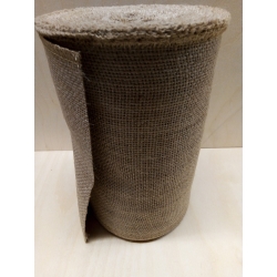 1mb / Tkanina jutowa naturalna NATURALNA , juta , taśma jutowa / szerokość 20cm / 0519 / bieżnik dekoracja