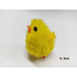 Kurczak 3cm, kurczaczek  Wielkanocny ŻÓŁTY - wysokość 3cm / WKZ-30