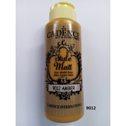 CADENCE Farba matowa akrylowa 120ml / Style Matt / 9012 BURSZTYN
