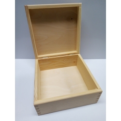 Pudełko  16x16x8cm  , herbaciarka H4 pusta, pudełko drewniane 16x16x8