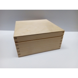 Pudełko  16x16x8cm  , herbaciarka H4 pusta, pudełko drewniane 16x16x8