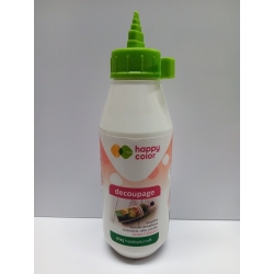 KLEJ DO DECOUPAGE 250ml BUTELKA  250g / HAPPY COLOR / HA 7440 0250 / klej 250g ok:250ml