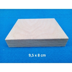 Sklejka #18mm Podstawka 9,5x8cm pod statuetkę, nagrodę, baza, podkładka itp / 2828