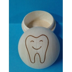 Pudełko okrągłe KULKA fi 5cm / h-4,5cm GRAWER pierwszy ząbek