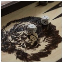 Szachy+Backgammon+Warcaby średnie (3w1 średnie) – Brązowy