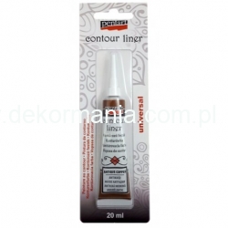 PENTART KONTURÓWKA 20ml  MIEDŹ,  relief