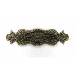 Dekor ozdobny  metalowy do pudełek  8x2,2cm   /  C055
