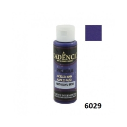 CADENCE Farba akrylowa półmatowa Premium 70ml / 6029 CIEMNY FIOLET / DARK PURPLE
