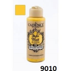 CADENCE Farba matowa akrylowa 120ml / Style Matt / 9010 / CIEPŁY SŁONECZNY / SUN FLOWER