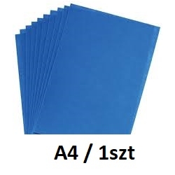Filc NIEBIESKI A4 / 1mm CENA 1szt / ŚREDNIO- MIĘKKI  / BREWIS / FC410-7 / Cena 1 arkusza