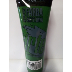 Farba akrylowa 100ml  ARTEQUIPMENT - 506- SAP GREEN, dobrze kryjąca