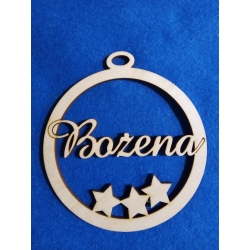 SKLEJKA #3mm Bombka 10cm BOŻENA