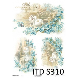 Papier soft A4 ITD S0310  łabędzie