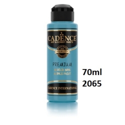 CADENCE Premium 2065 Farba akrylowa półmatowa 70ml BŁĘKITNY BŁĘKIT AZURE BLUE