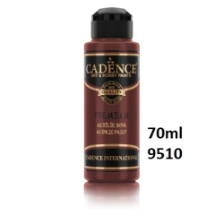 CADENCE Premium 9510 Farba akrylowa półmatowa 70ml CEGLANA CZERWIEŃ COUNTRY RED
