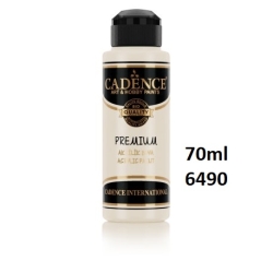 CADENCE Premium 6490 Farba akrylowa półmatowa 70ml BIAŁA CIEPŁA WARM WHITE