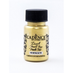 Farba Dora Metalik 50ml białe złoto, 148 , farba metalizowana CADENCE 148