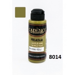 CADENCE Farba akrylowa półmatowa Premium 70ml / 8014 HENNA GREEN