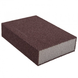 Blok ścierny 10x7x2 Kostka do  styropianu , drewna 10x7x2cm  blok ścierny, kostka ścierna, gąbka ścierna, ścierny