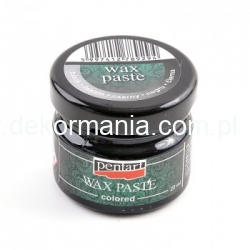 PENTART PASTA WOSKOWA COLORED  20ml  CZARNA
