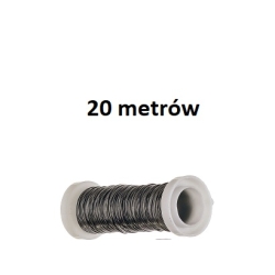 DRUCIK FLORYSTYCZNY 20m SREBRNY 1szt   BREWIS / BRE DF20-2