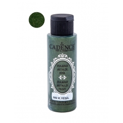 Farba Diamond  metalik  70 ml - ciemna  zieleń   682