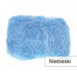 Sizal , opakowanie NIEBIESKI , wypełnienie do pudełek, sianko dekoracyjne