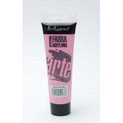 Farba akrylowa 100ml  ARTEQUIPME - 225- PINK, dobrze kryjąca