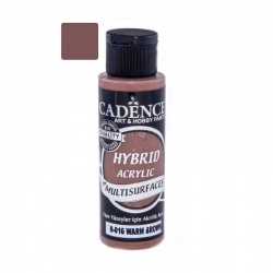 Farba hybrydowa matowa 70ml ciepły brąz 016 MATT